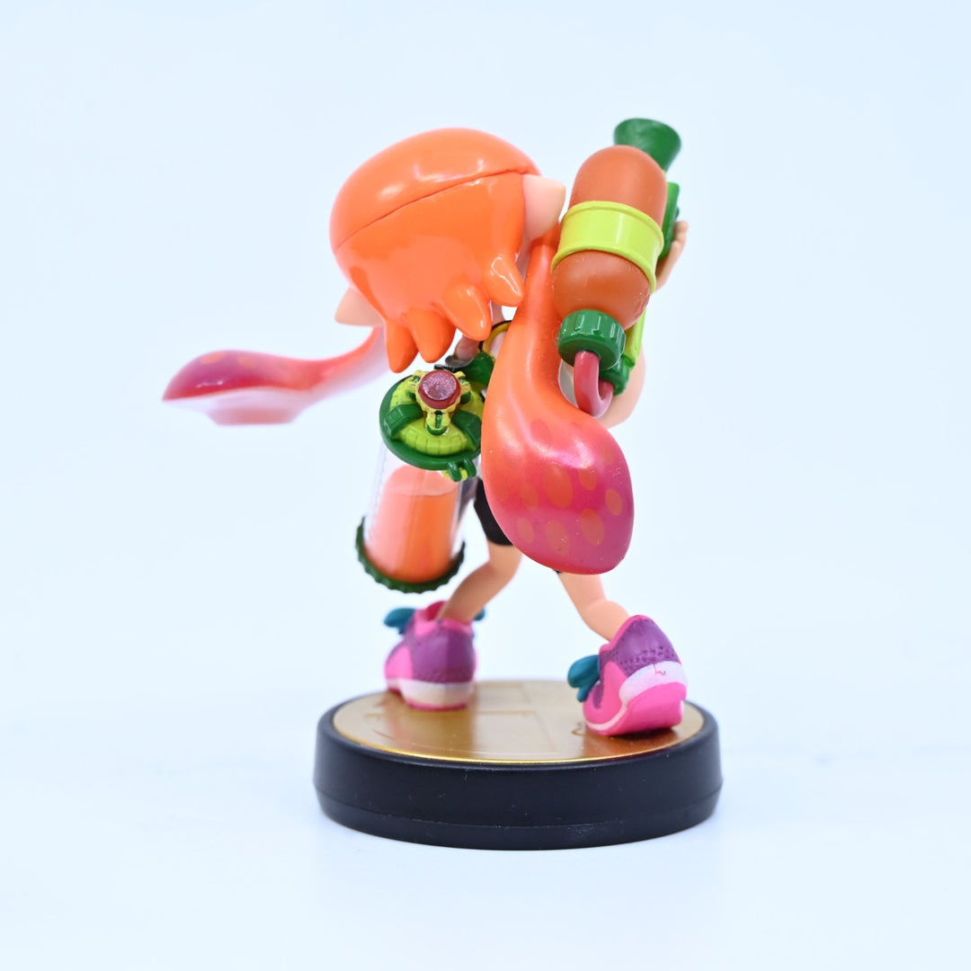 Inkling Girl Orange Amiibo - Super Smash Bros. Collection No. 64 - Nintendo Toy