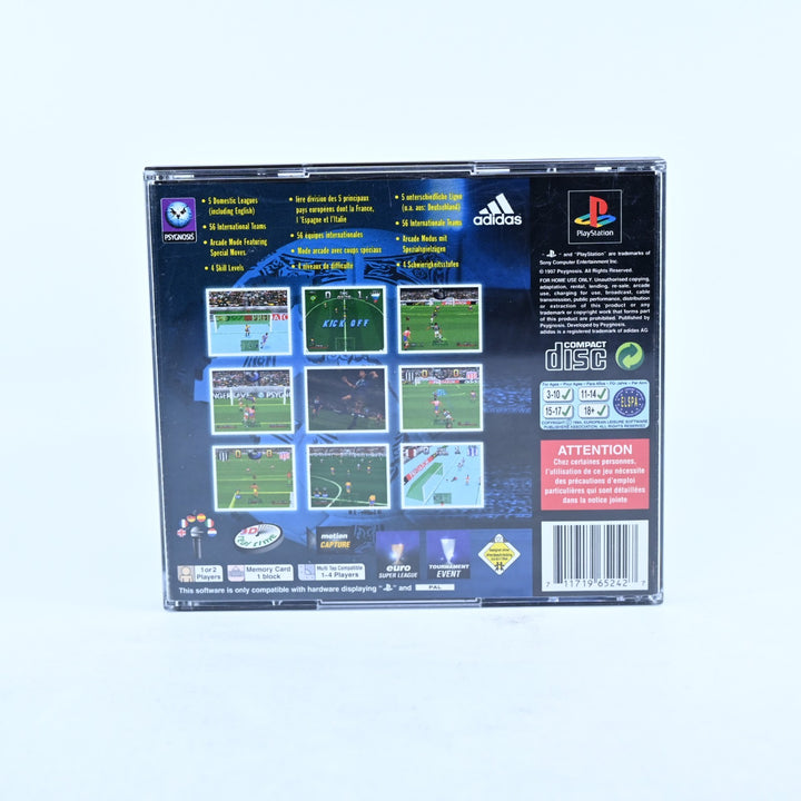 Adidas Power Soccer International '97 - Sony Playstation 1 / PS1 Game + Manual