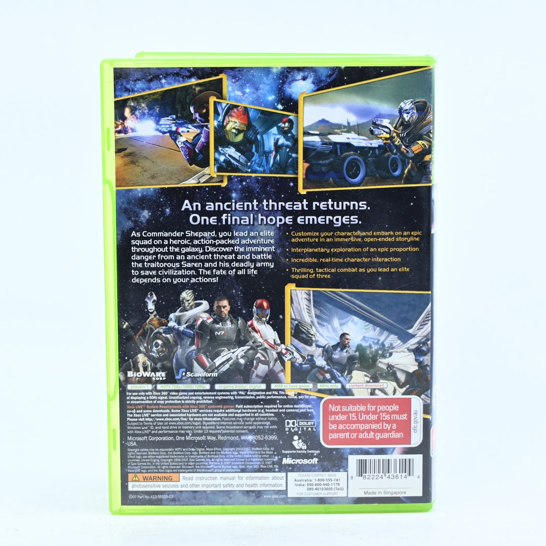 Mass Effect - Xbox 360 Game - No Manual - PAL - MINT DISC!