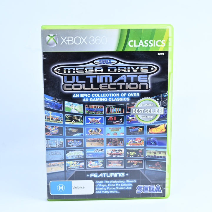 Sega Mega Drive Ultimate Collection - Xbox 360 Game + Manual - PAL - MINT DISC!