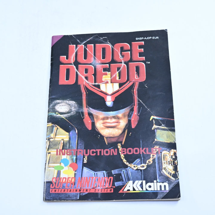 Judge Dredd - Super Nintendo / SNES Boxed Game - PAL - FREE POST!