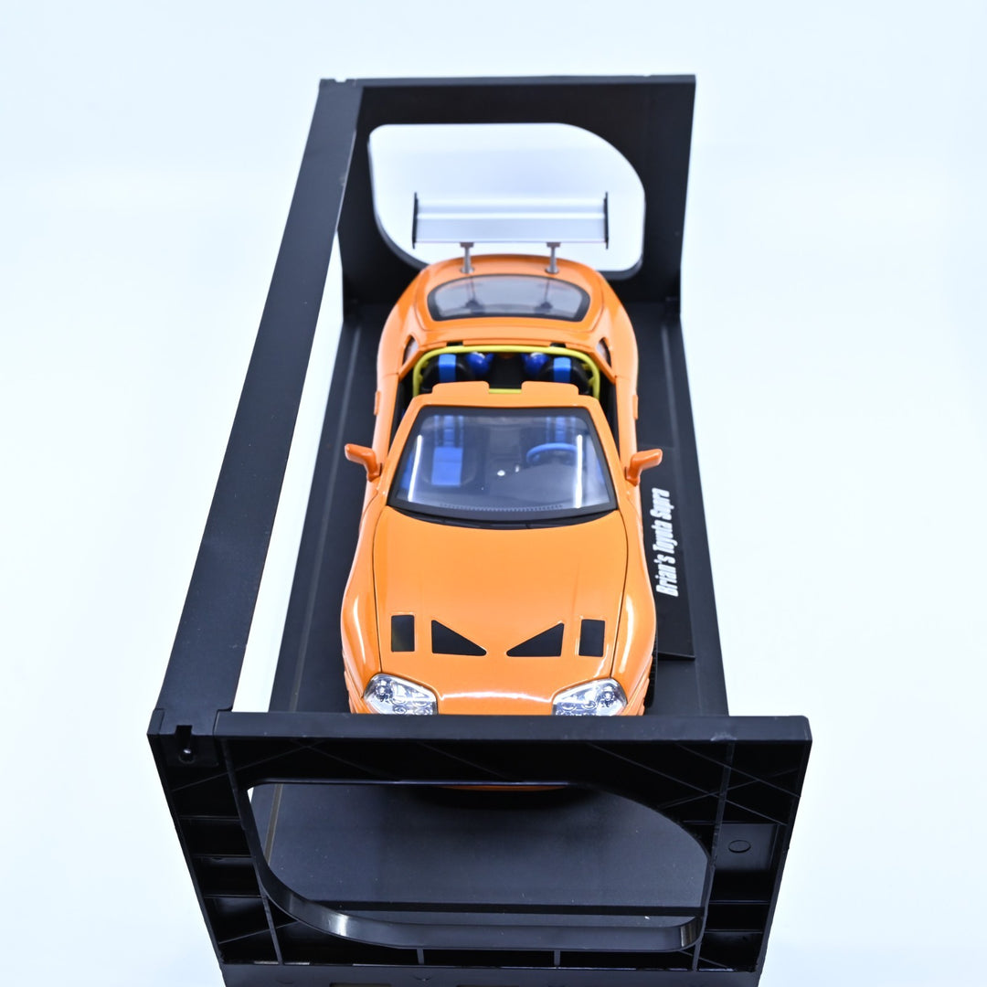 AS NEW! Brian's 1994 Toyota Supra 1:18 Fast & Furious Jada Toys #97505 Model Car