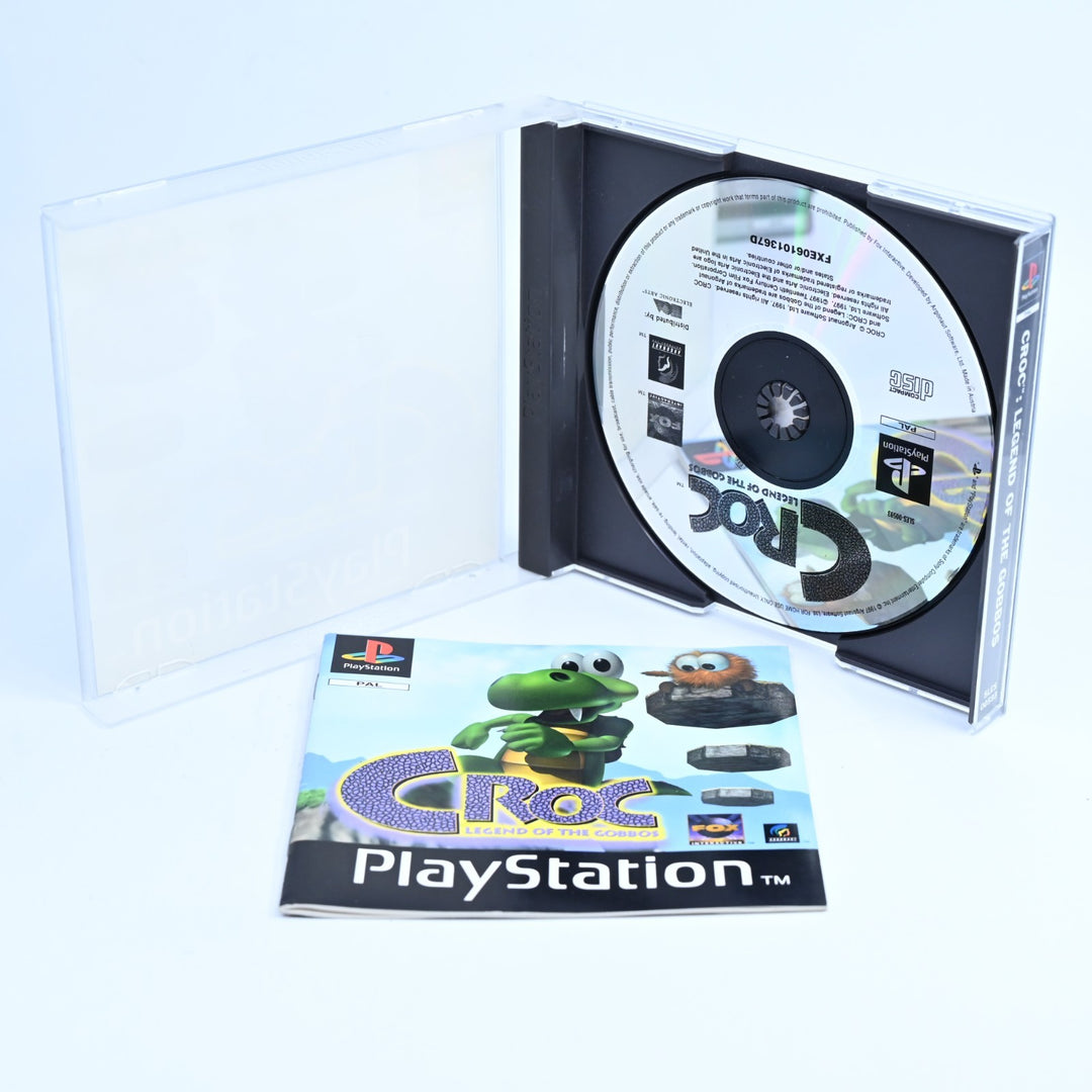 Croc: Legend of the Gobbos - Sony Playstation 1 / PS1 Game + Manual - PAL