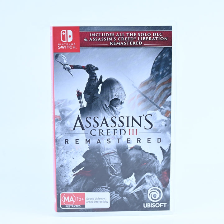 Assassin's Creed III - Remastered - Nintendo Switch Game - FREE POST!