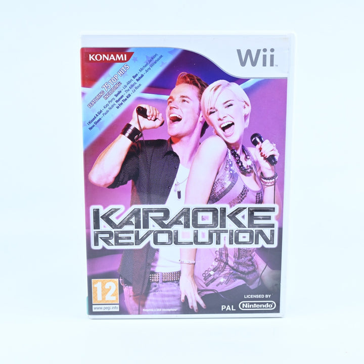 Karaoke Revolution - Nintendo Wii Game + Manual - PAL - MINT DISC!