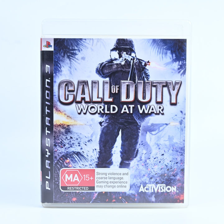 Call of Duty: World at War - Sony Playstation 3 / PS3 Game + Manual - FREE POST!