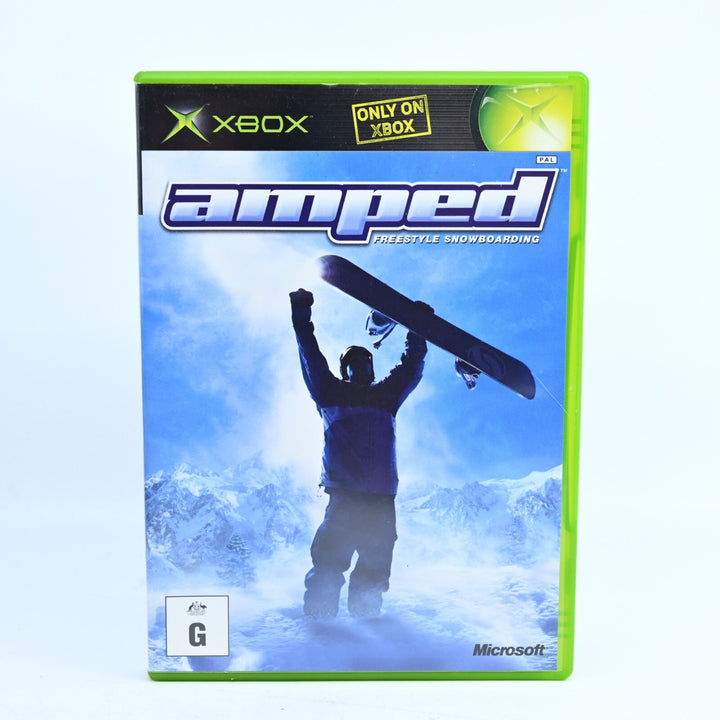 Amped: Freestyle Snowboarding - Original Xbox Game + Manual - PAL - MINT DISC!
