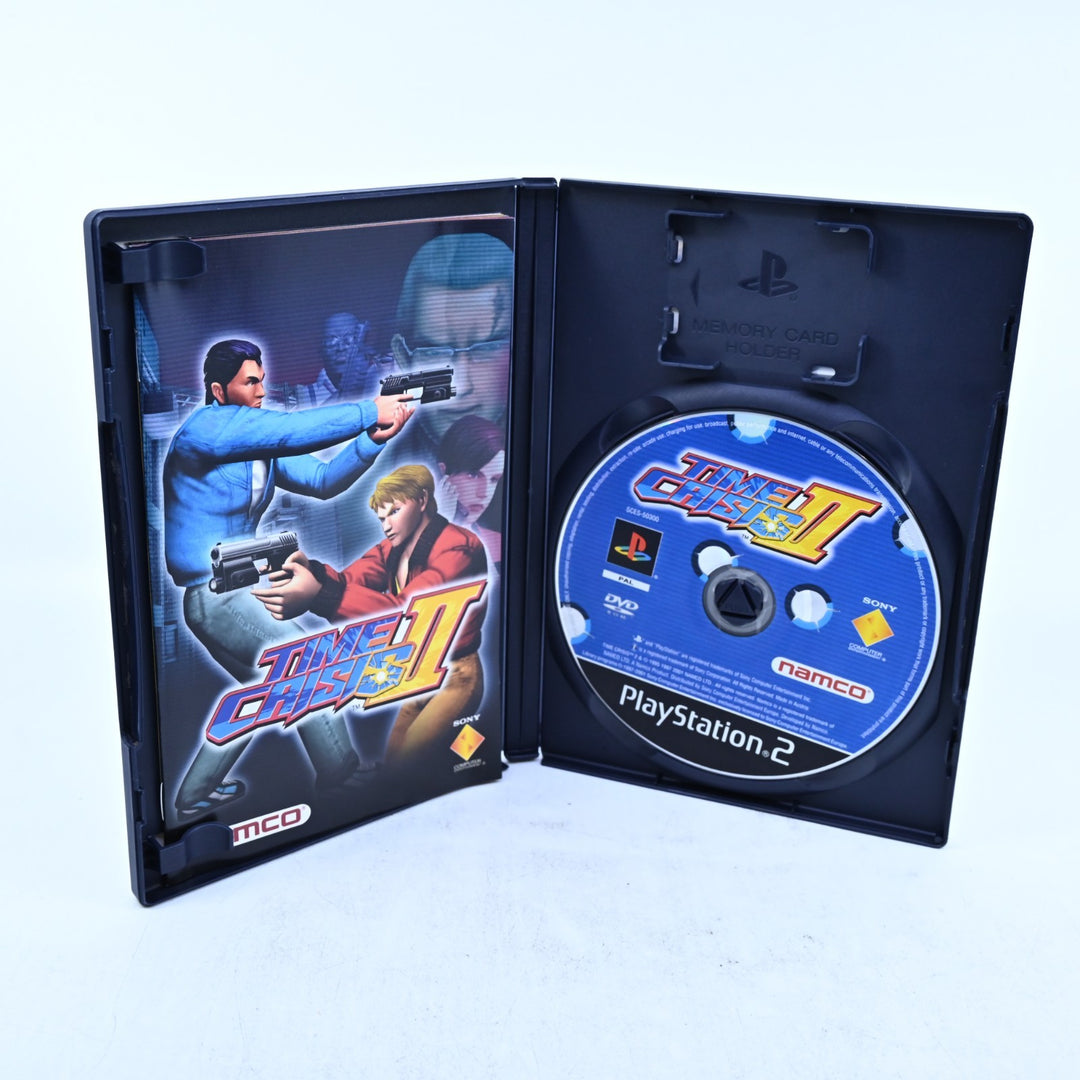 Time Crisis II - Sony Playstation 2 / PS2 Game + Manual - PAL - MINT DISC!