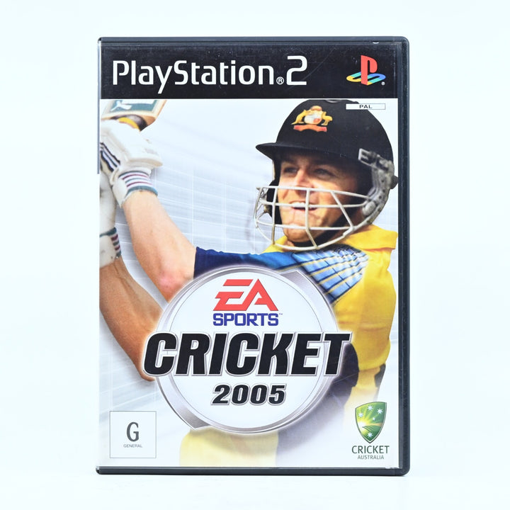 EA Sports: Cricket 2005 - Sony Playstation 2/ PS2 Game + Manual - PAL MINT DISC