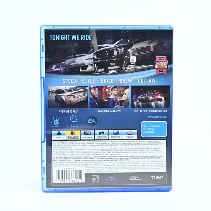 Need for Speed - Sony Playstation 4 / PS4 Game - FREE POST!