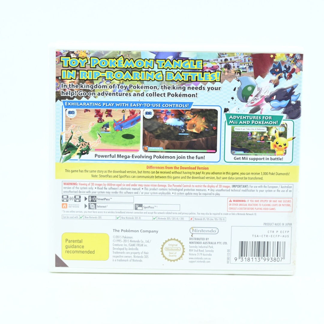 LIKE NEW! Pokemon Rumble World - Nintendo 3DS Game - PAL - FREE POST!