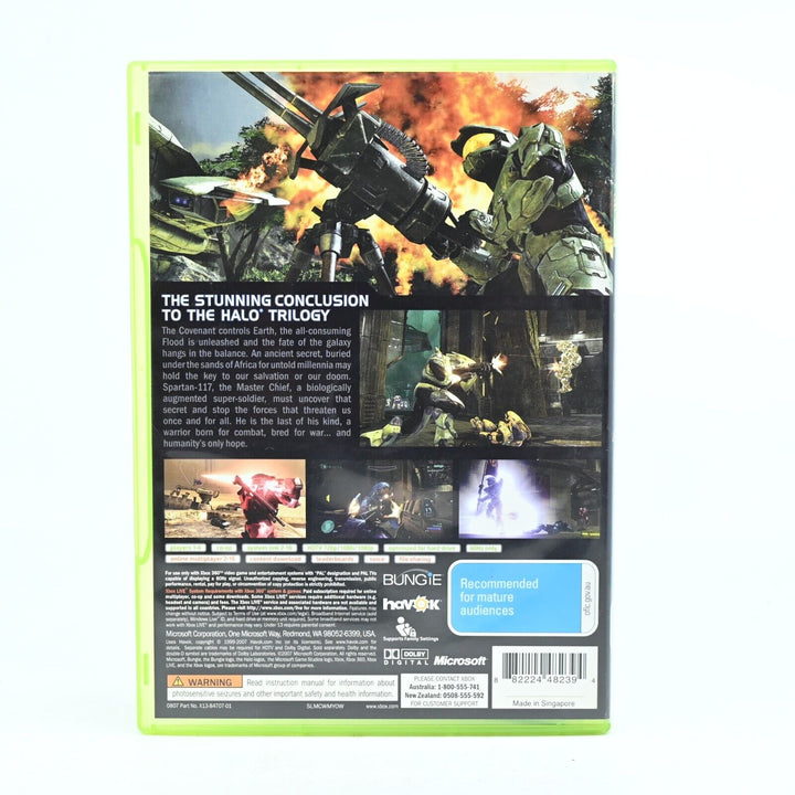 Halo 3 w Steelbook Edition Content - Xbox 360 Game + Manual - NEAR MINT DISCS!