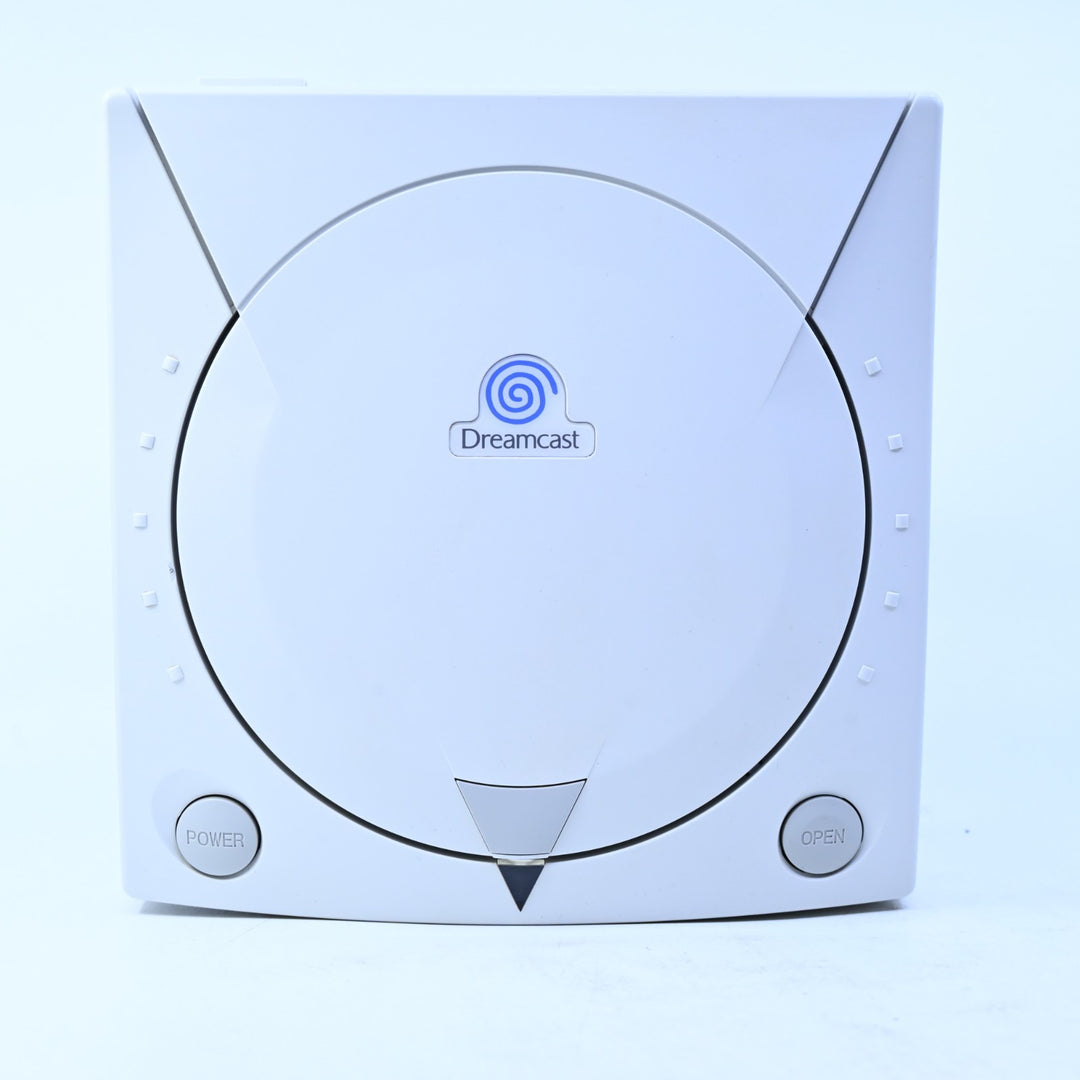 White - Sega Dreamcast Console + VMU - PAL - FREE POST!