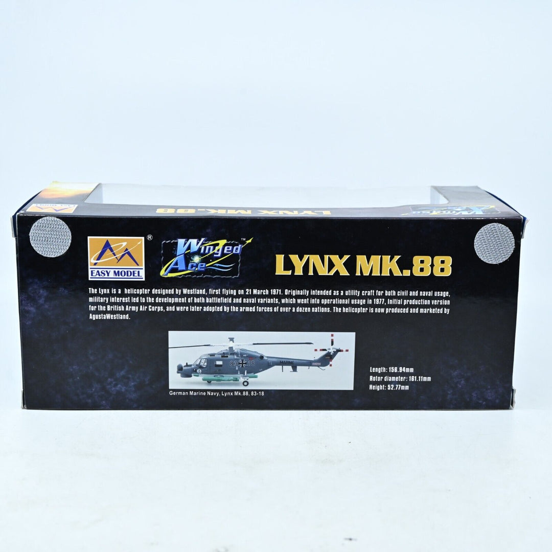 Easy Model 1:72 Lynx Mk.88  83-13 German Marine Navy 36928 - Helicopter