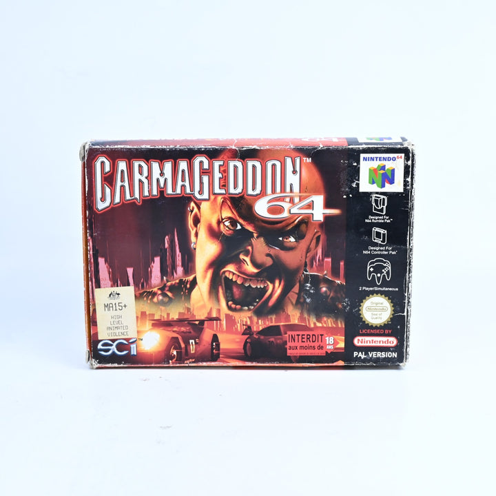 Carmageddon 64 - N64 / Nintendo 64 Boxed Game - PAL - FREE POST!