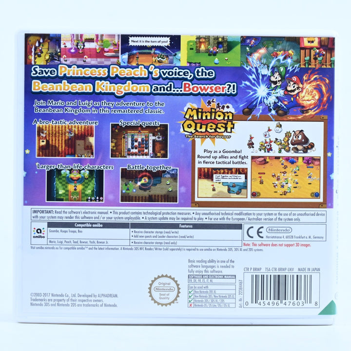 Mario & Luigi: Superstar Saga + Bowser's Minions - Nintendo 3DS Game - PAL