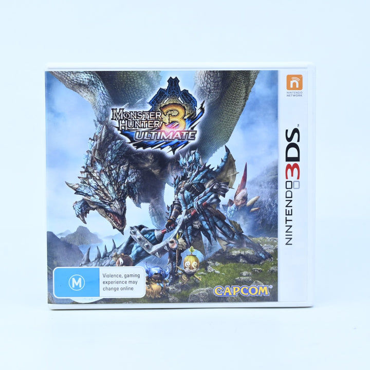Monster Hunter 3 Ultimate - Nintendo 3DS Game - PAL + Manual - FREE POST!