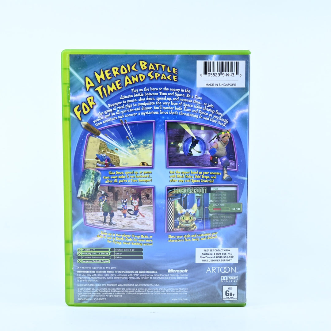 Blinx 2: Masters of Time &amp; Space - Original Xbox Game + Manual - MINT DISC!
