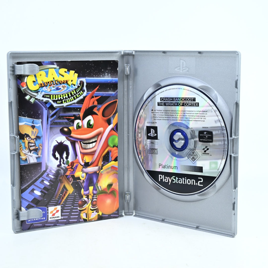 Crash Bandicoot: The Wrath of Cortex - Sony Playstation 2 / PS2 Game + Manual