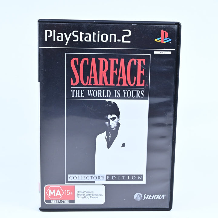 Scarface: The World Is Yours Collectors Edition - PS2 Game + Manual, Map & Bonus