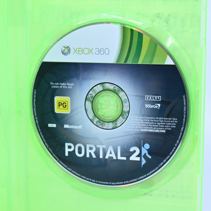 Portal 2 - Xbox 360 Game - Disc Only - PAL - MINT DISC!
