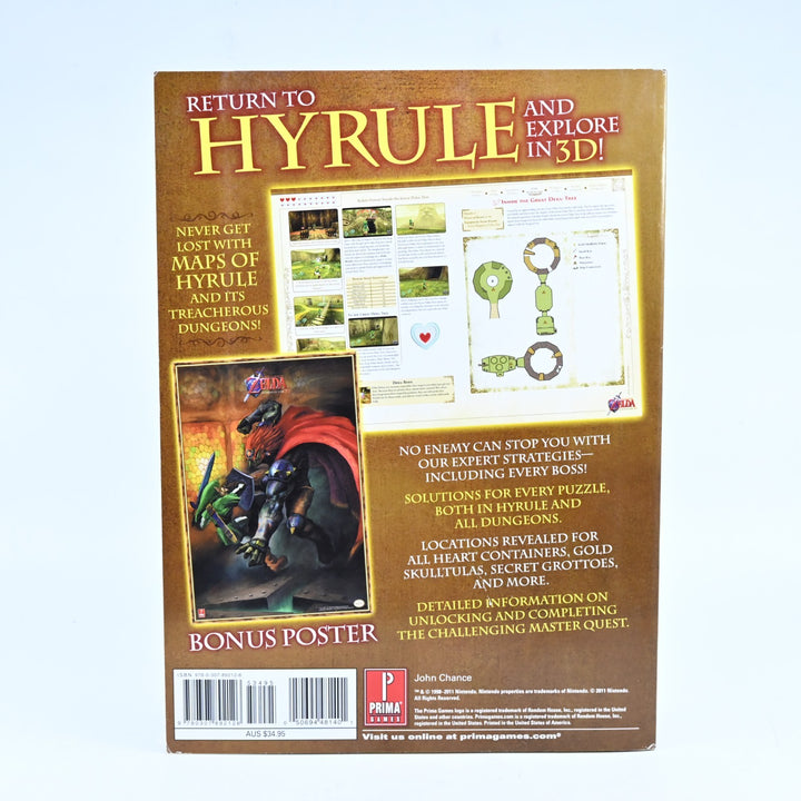 The Legend of Zelda: Ocarina of Time 3D - Includes Poster - Game Guide by Prima