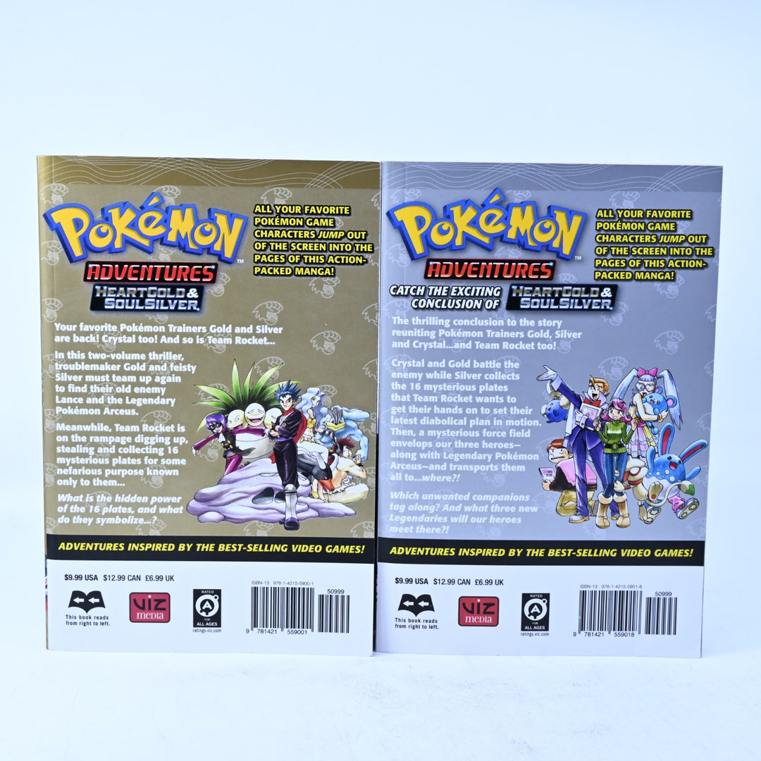 Pokemon Adventures: HeartGold &amp; SoulSilver - Vol. 1 &amp; 2 - Manga