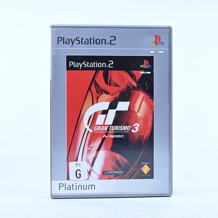 Gran Turismo 3 A-spec - Sony Playstation 2 / PS2 Game + Manual - PAL
