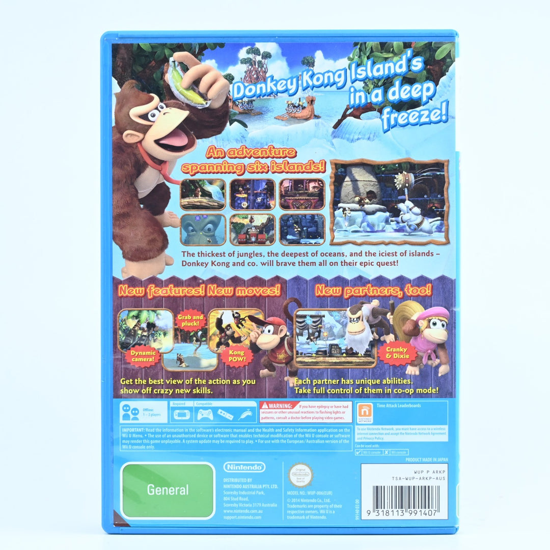 Donkey Kong Country Tropical Freeze - Nintendo Wii U Game - PAL - FREE POST!