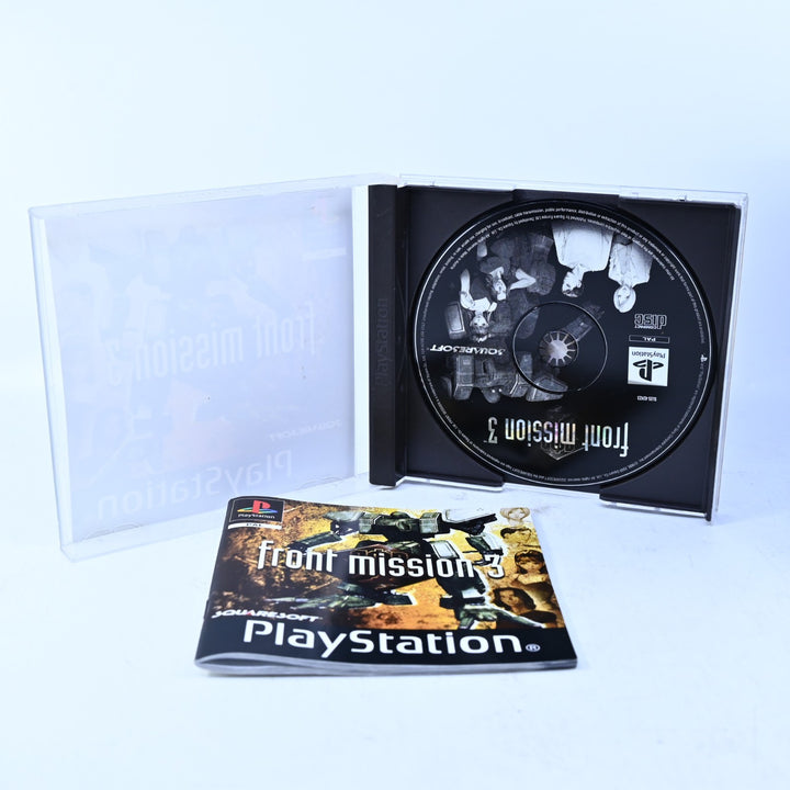 Front Mission 3 - Sony Playstation 1 / PS1 Game + Manual - PAL - MINT DISC!