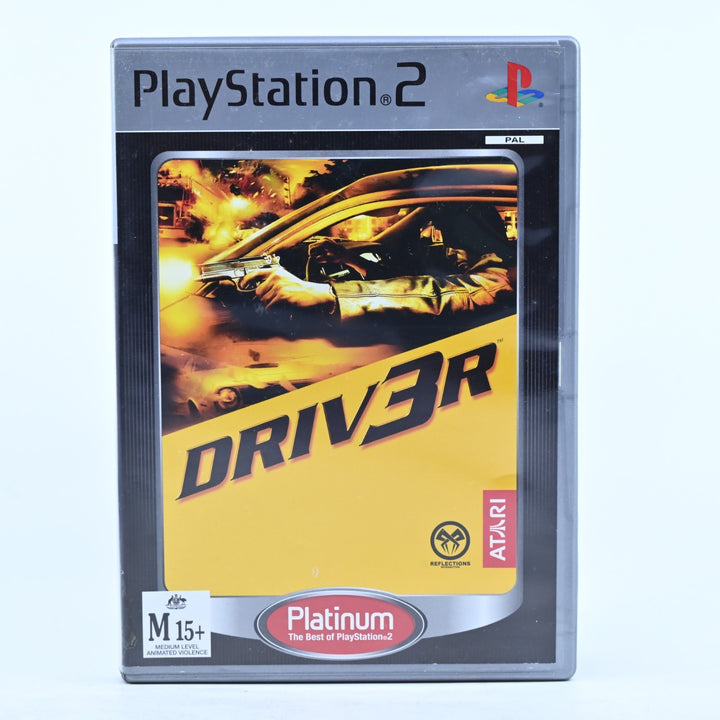 Driv3r - Sony Playstation 2 / PS2 Game + Manual - PAL - MINT DISC!