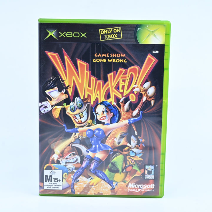 Whacked! - Original Xbox Game + Manual - PAL - NEAR MINT DISC!