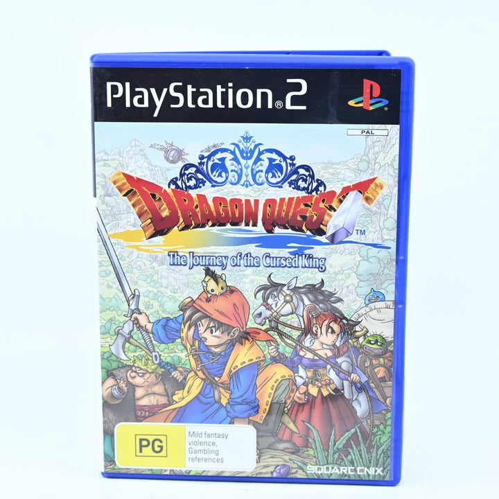 Dragon Quest VIII: The Journey of the Cursed King - PS2 Game + Manual - AUS PAL