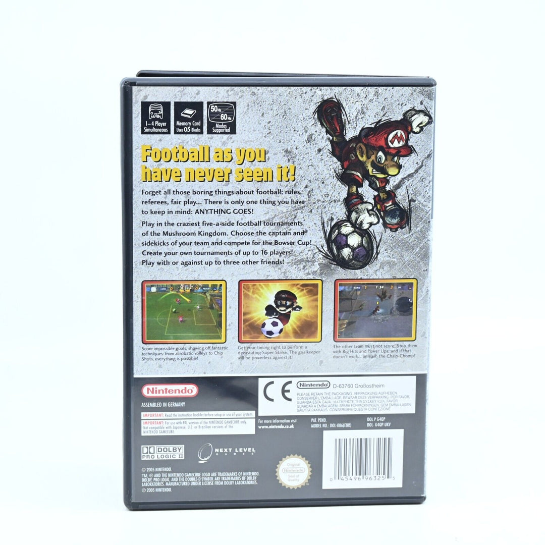 Mario Smash Football - Nintendo Gamecube Game + Manual - PAL - FREE POST!