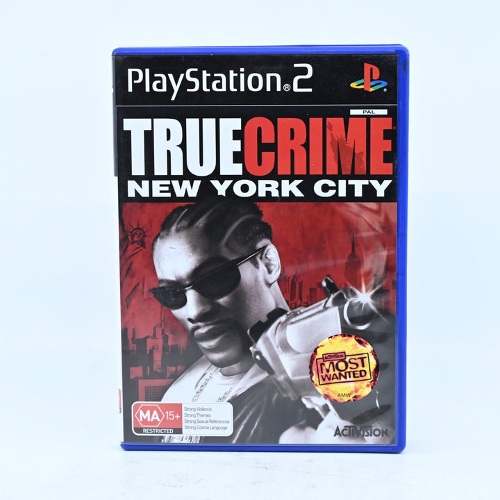 True Crime: New York City - Sony Playstation 2 / PS2 Game + Manual - PAL