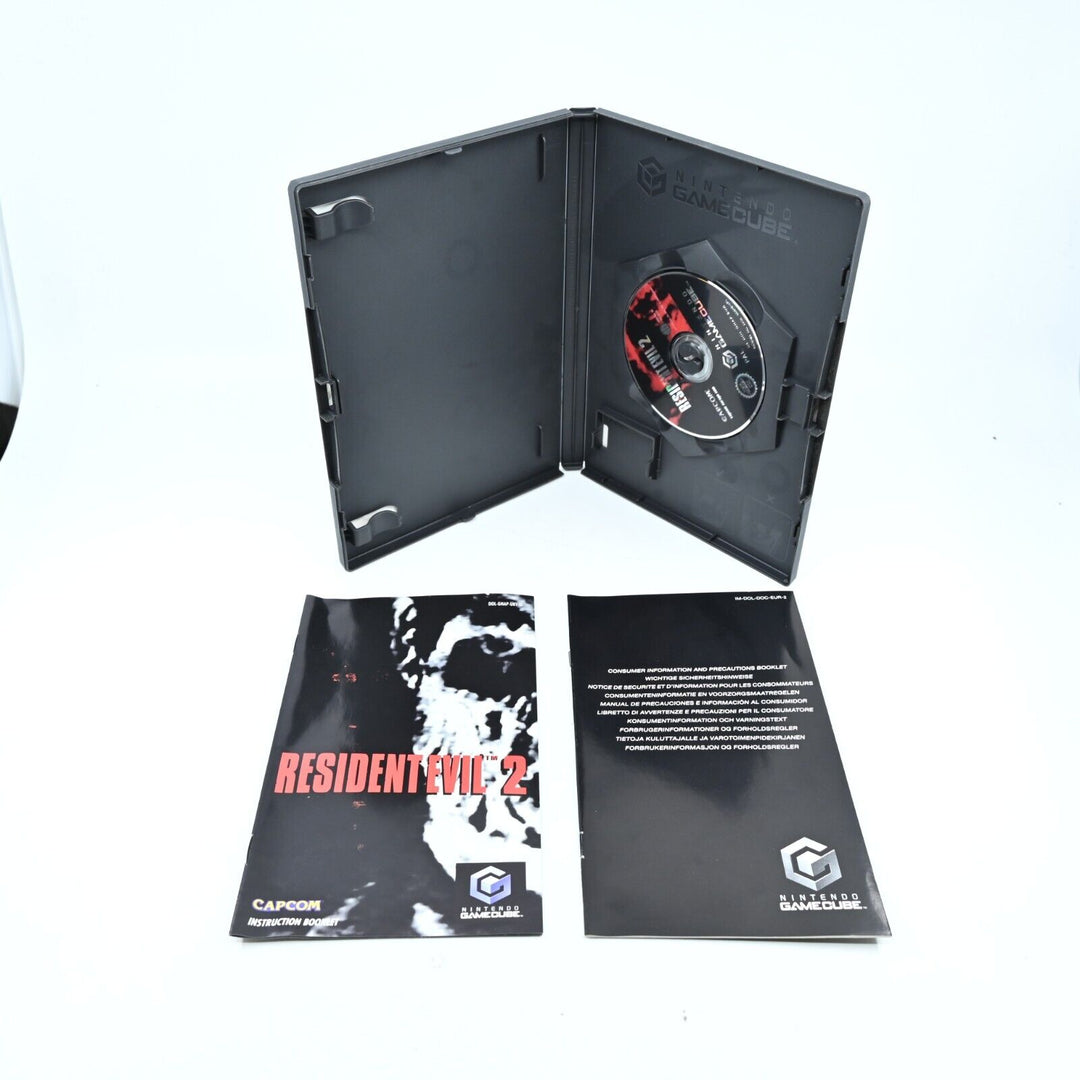 Resident Evil 2 - Nintendo Gamecube Game + Manual - PAL - FREE POST!