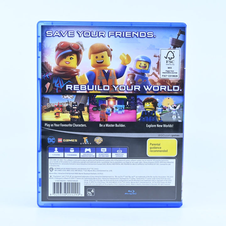 The Lego Movie 2 Videogame - Sony Playstation 4 / PS4 Game - MINT DISC!