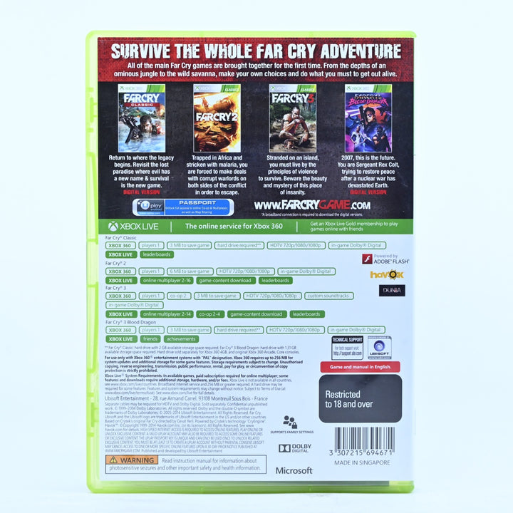 Far Cry The Wild Expedition - Xbox 360 Game + Manual - PAL - MINT DISC!