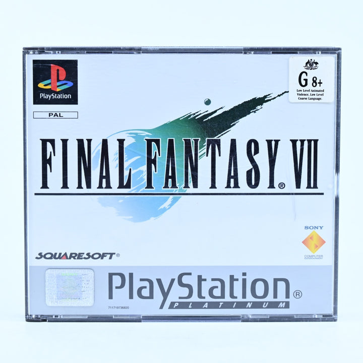 Final Fantasy VII - Sony Playstation 1 / PS1 Game + Manual - PAL - MINT DISC!