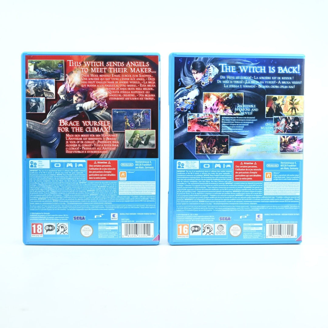 Bayonetta + Bayonetta 2 Special Edition - Nintendo Wii U Game - PAL - MINT DISC!