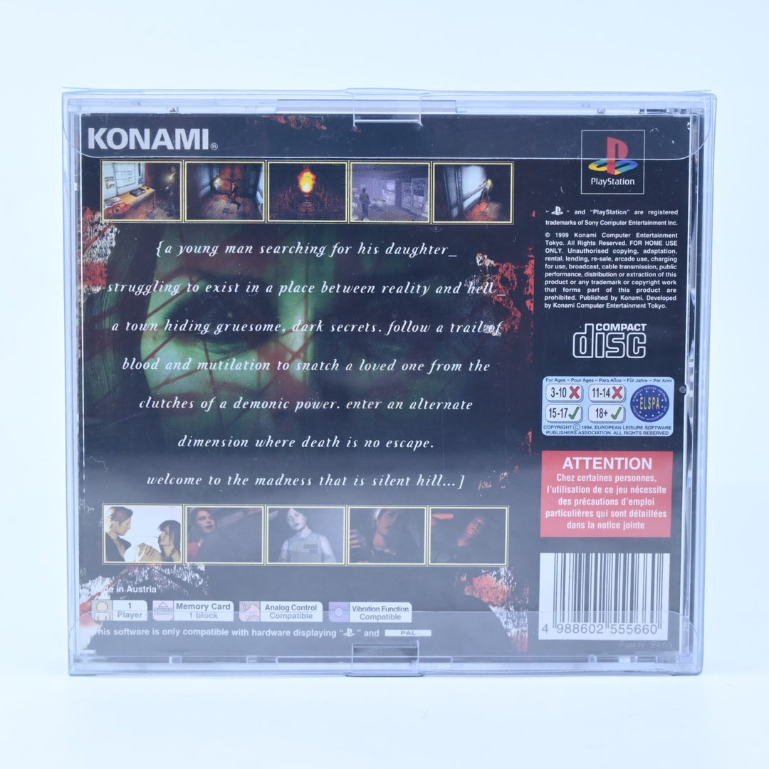 Silent Hill - Sony Playstation 1 / PS1 Game + Manual - PAL - MINT DISC!