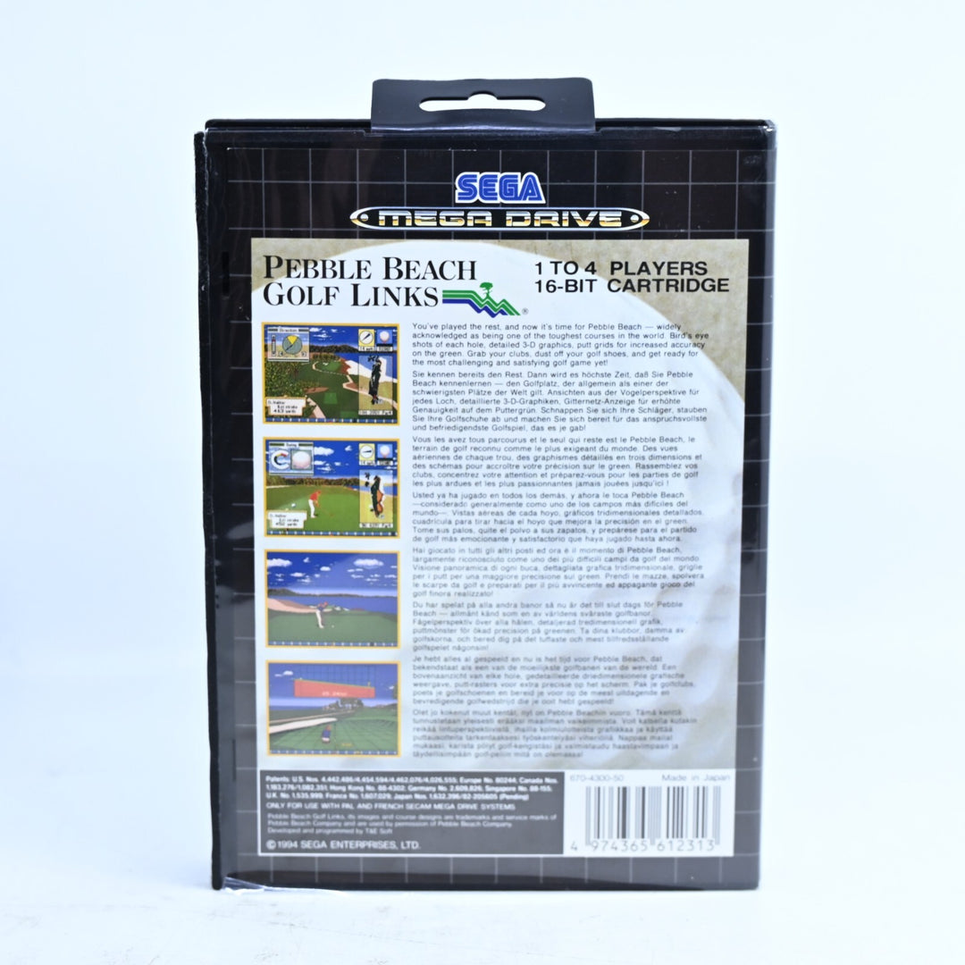 Pebble Beach Golf Links - Sega Mega Drive Game - PAL - FREE POST!