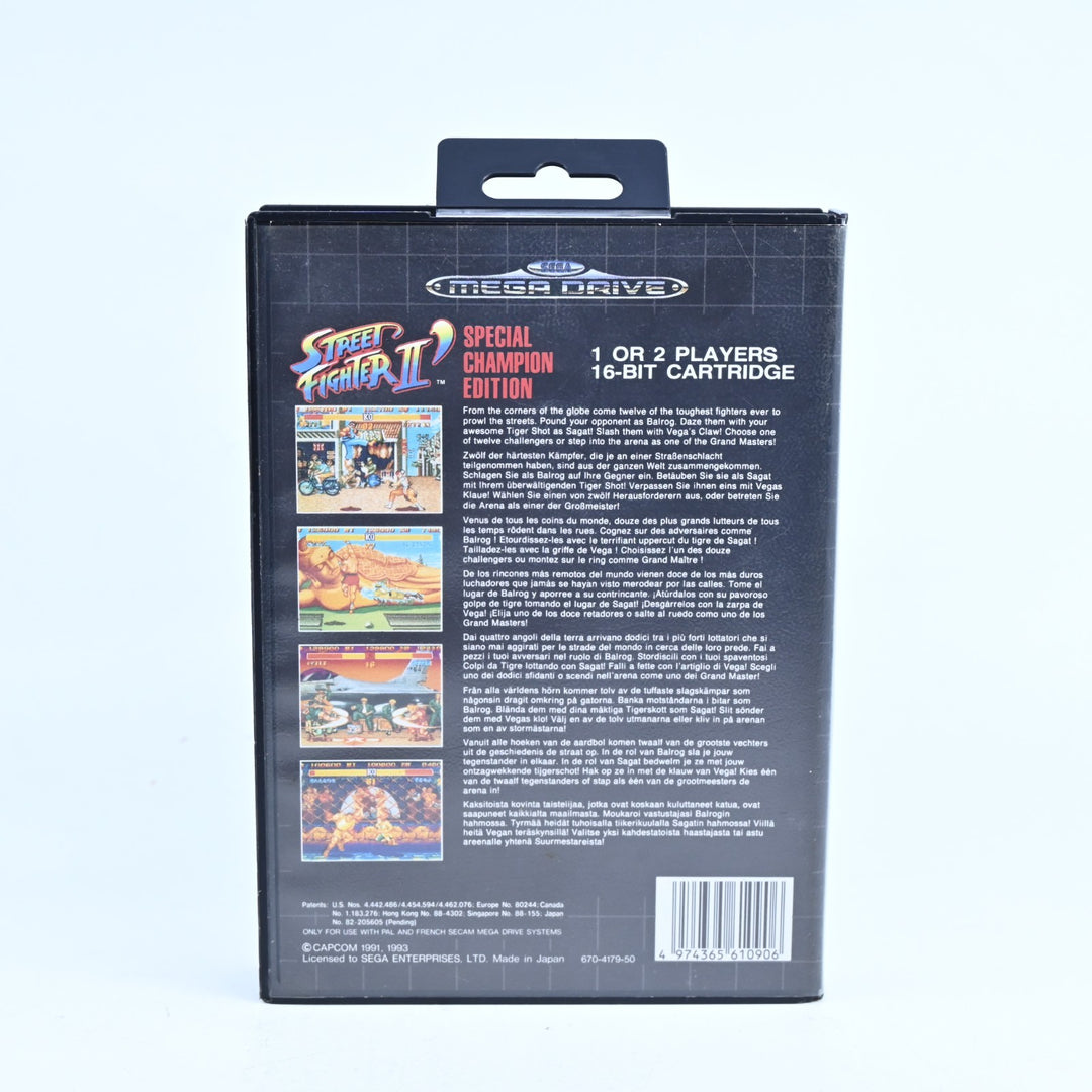 Street Fighter II' - Special Champion Edition - No Manual - Sega Mega Drive Game