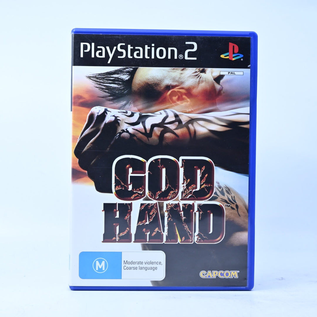 God Hand - Sony Playstation 2 / PS2 Game + Manual - PAL - MINT DISC!