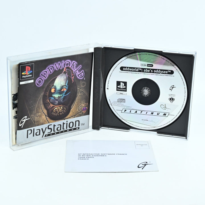 OddWorld: Abe's Oddysee - Sony Playstation 1 / PS1 Game - PAL - MINT DISC!