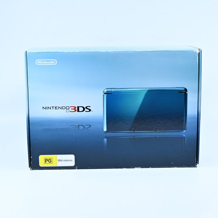 Aqua Blue - Nintendo 3DS Boxed Console - CTR-001 - PAL - FREE POST!