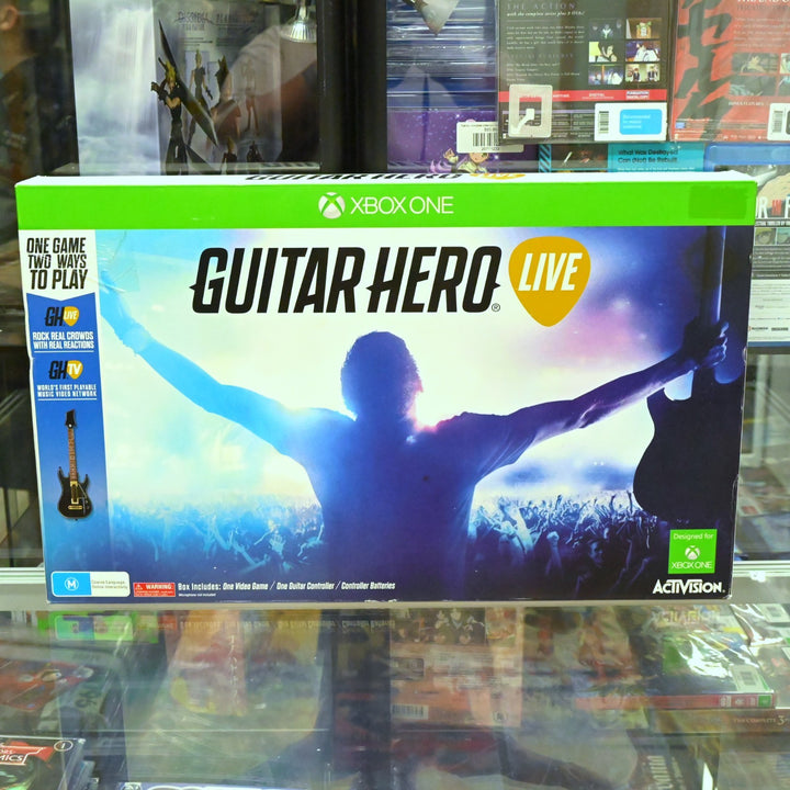 Guitar Hero Live - Xbox One Game Boxed + Guitar Dongle - PAL - FREE POST!