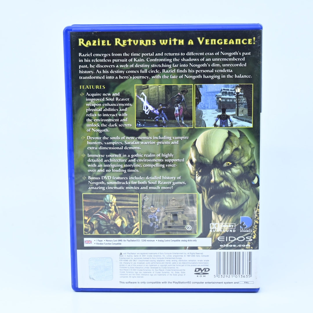 Soul Reaver 2: The Legacy of Kain Series - Sony PS2 Game + Manual - MINT DISC!
