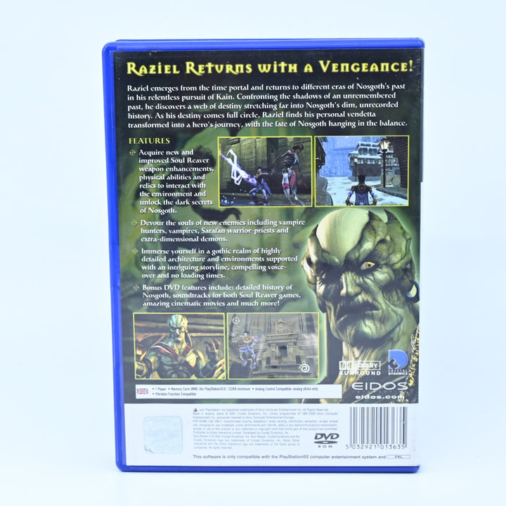 Soul Reaver 2: The Legacy of Kain Series - Sony PS2 Game + Manual - MINT DISC!