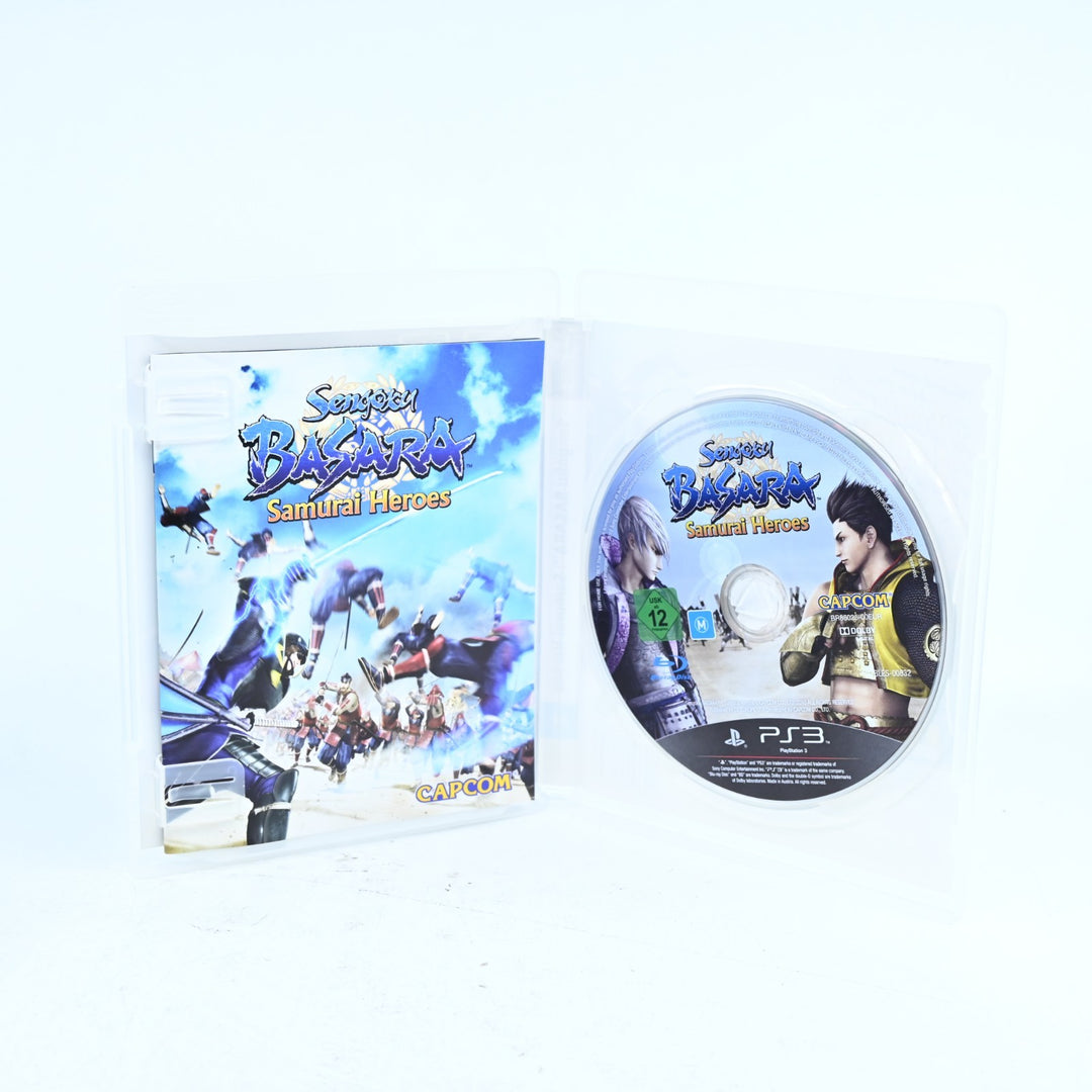 Sengoku Basara: Samurai Heroes - Sony Playstation 3 / PS3 Game + Manual